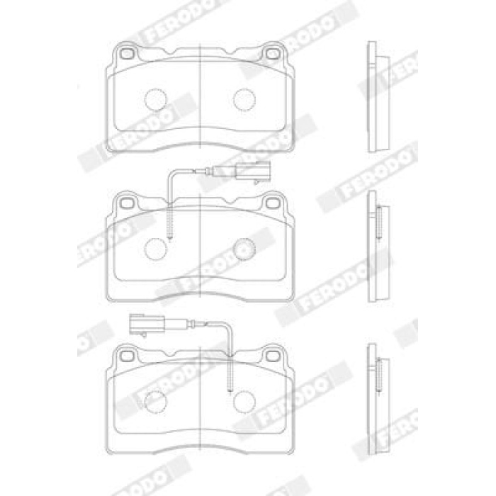 Alfa Romeo Brera 2006-2011 Arası 3.2 JTS Q4 Ferodo Marka Ön Balata