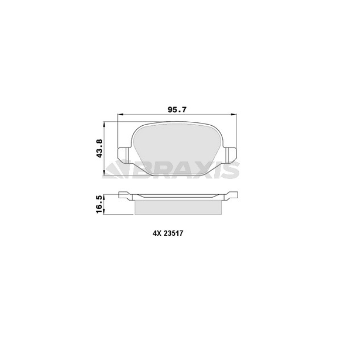 Alfa Romeo Gt 2003-2010 Arası 2.0 JTS Braxis Marka Arka Balata