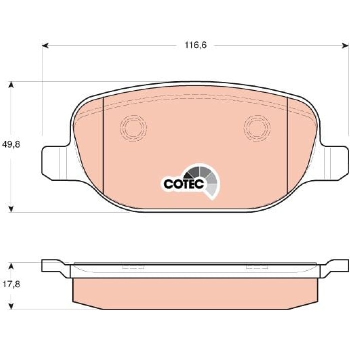 Alfa Romeo Brera 2006-2011 Arası 3.2 JTS Q4, 2.4 JTDM 20V TRW Marka Ön Fişli Balata