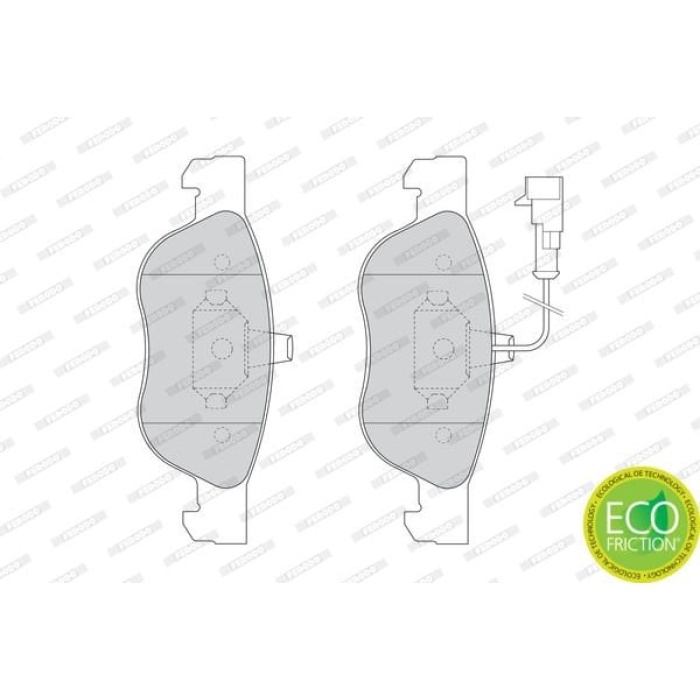 Alfa Romeo 146 1994-2001 Arası 1.9 TD Ferodo Marka Ön Fişli Balata