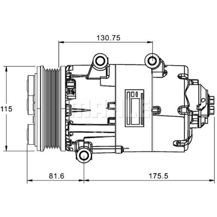 Ford Galaxy 2006-2015 Arası 1.8 TDCi Behr Marka Klima Kompresörü