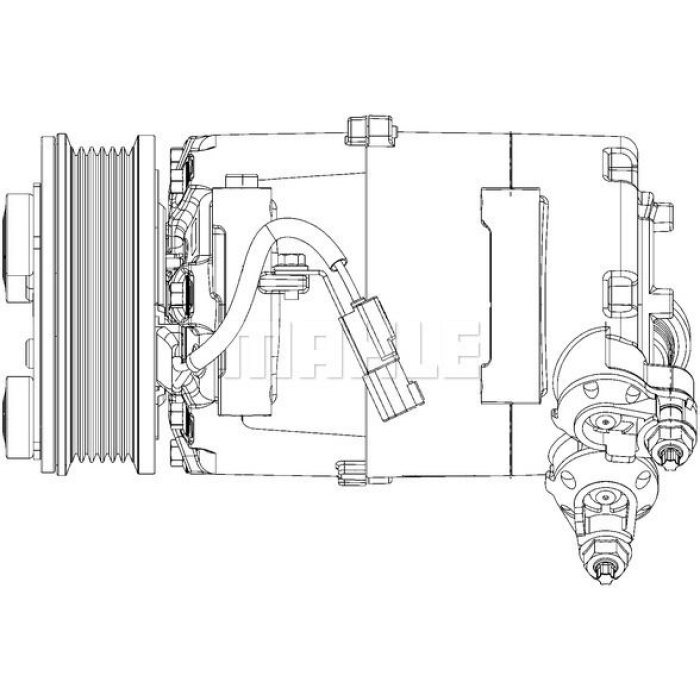 Ford Galaxy 2006-2015 Arası 2.0 TDCi Mahle Marka Klima Kompresörü