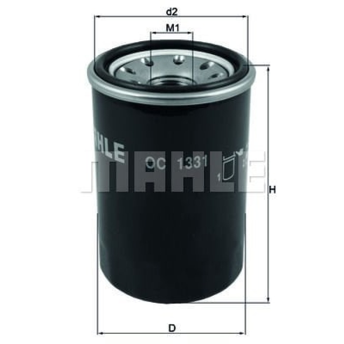 Alfa Romeo Giulietta 2010-2020 Arası 1.8 TBi Mahle Marka Yağ Filtresi