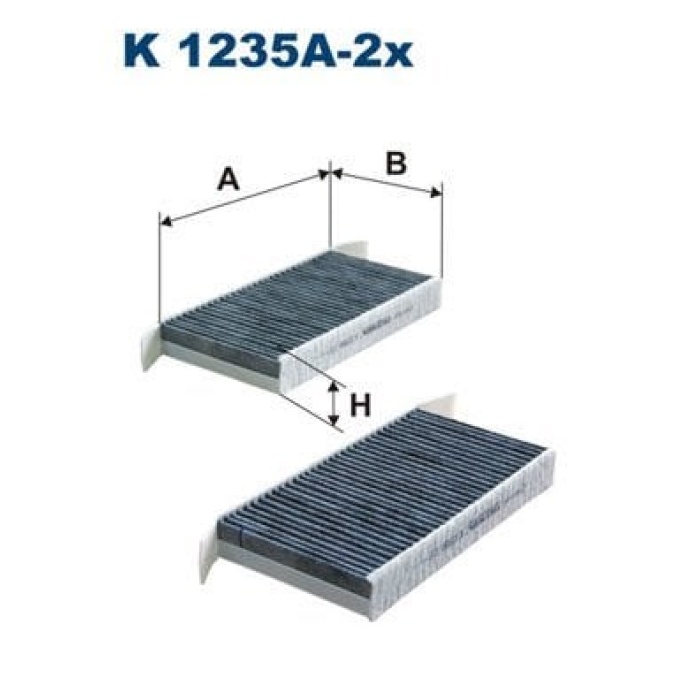 Renault Laguna 2007-2015 Arası 3.5 V6, 2.0 16V, 1.5 dCi, 2.0 dCi, 2.0 16V Turbo, 3.0 dCi Filtron Marka Karbonlu Polen Filtresi