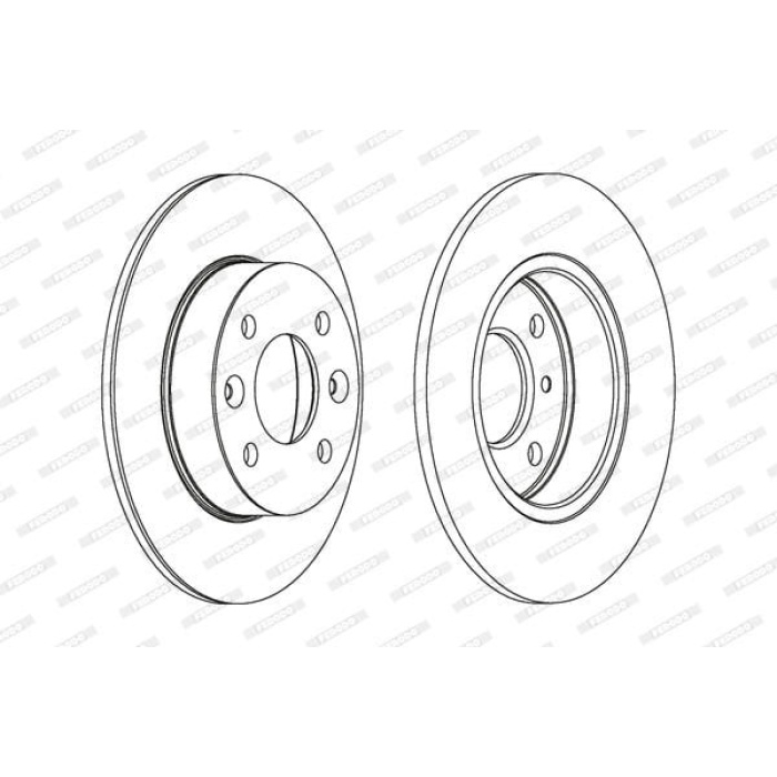 Renault Express 1985-2001 Arası 1.6 D, 1.0 Ferodo Marka Ön Fren Diski
