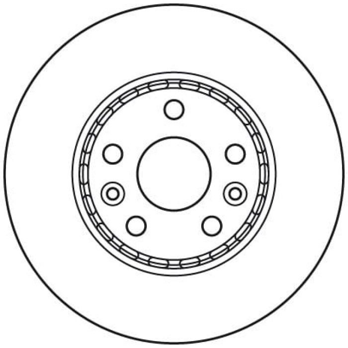 Renault Safrane 1992-2000 Arası 3.0 V6, 2.0 16V, 2.5 20V, 2.2 dT TRW Marka Ön Havalı Fren Diski