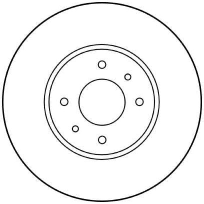 Renault Safrane 1992-1997 Arası 2.1 dT, 3.0 V6 TRW Marka Ön Havalı Fren Diski