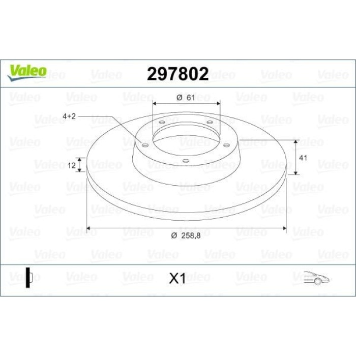 Renault Logan 2004-2008 Arası 1.5 dCi Valeo Marka Fren Diski