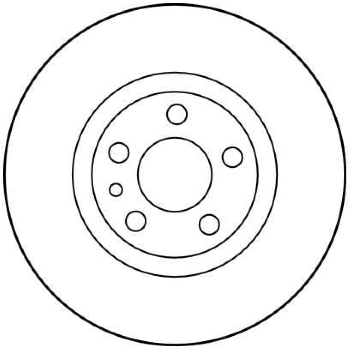 Peugeot 806 1994-2002 Arası 2.0 Turbo, 1.9 TD TRW Marka Ön Havalı Fren Diski