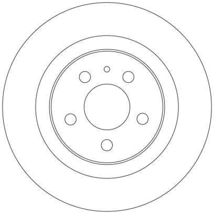 Peugeot 807 2002-2006 Arası 2.0 HDi, 2.0, 2.2 TRW Marka Arka Fren Diski