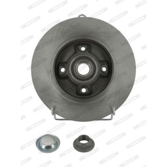 Peugeot 5008 2009-2017 Arası 1.6 HDi Ferodo Marka Arka Poryalı Rulmanlı Fren Diski