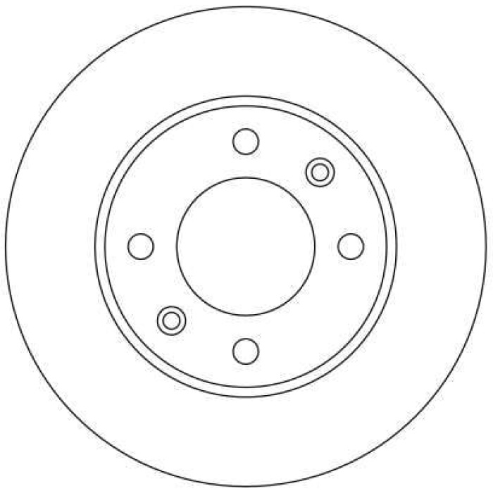 Peugeot 307 2000-2012 Arası 1.6 TRW Marka Arka Fren Diski