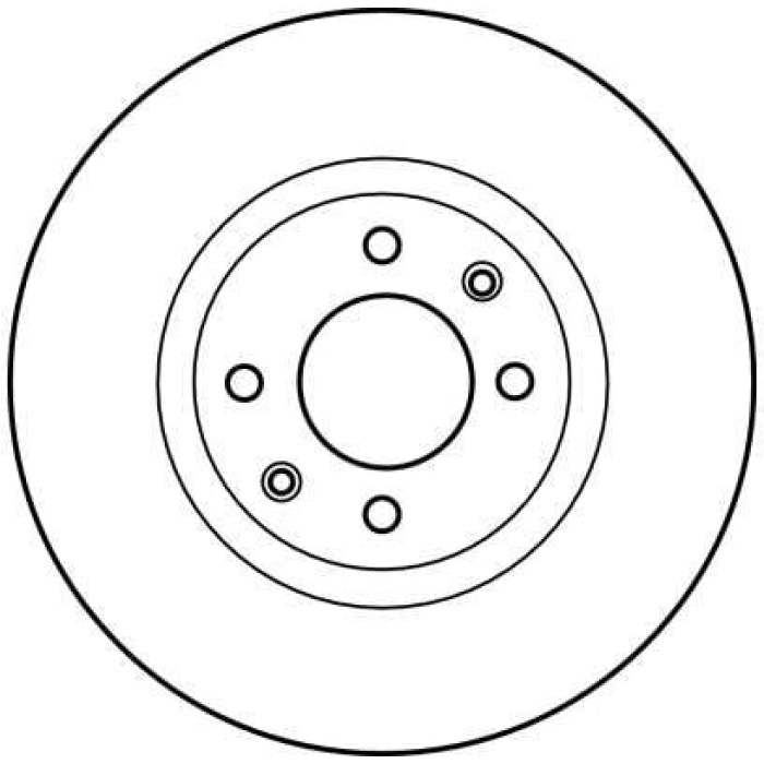 Peugeot 5008 2009-2017 Arası 1.6 HDi TRW Marka Ön Havalı Fren Diski
