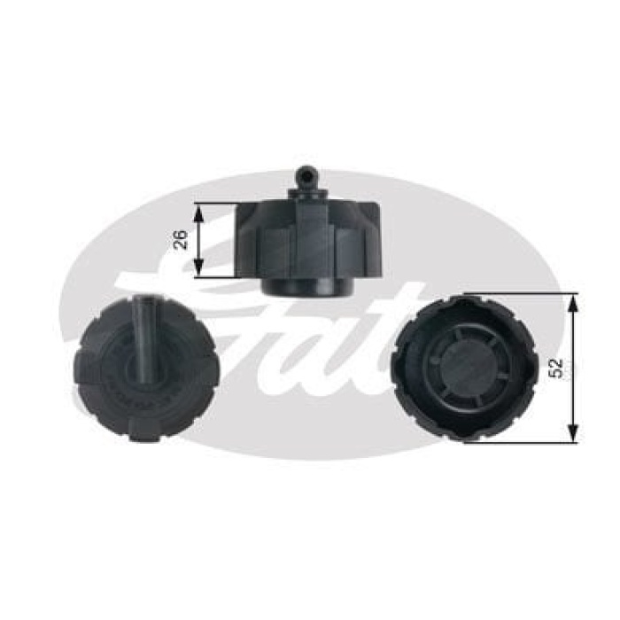 Alfa Romeo 33 1990-1994 Arası 1.7 i.e., 1.7 16V, 1.4 i.e., 1.7 16V 4x4 Gates Marka Radyatör Yedek Su Depo Kapağı