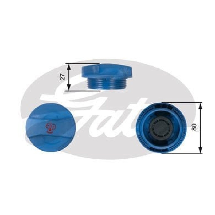 Audi A6 1994-1997 Arası 2.6 quattro Gates Marka Radyatör Yedek Su Depo Kapağı