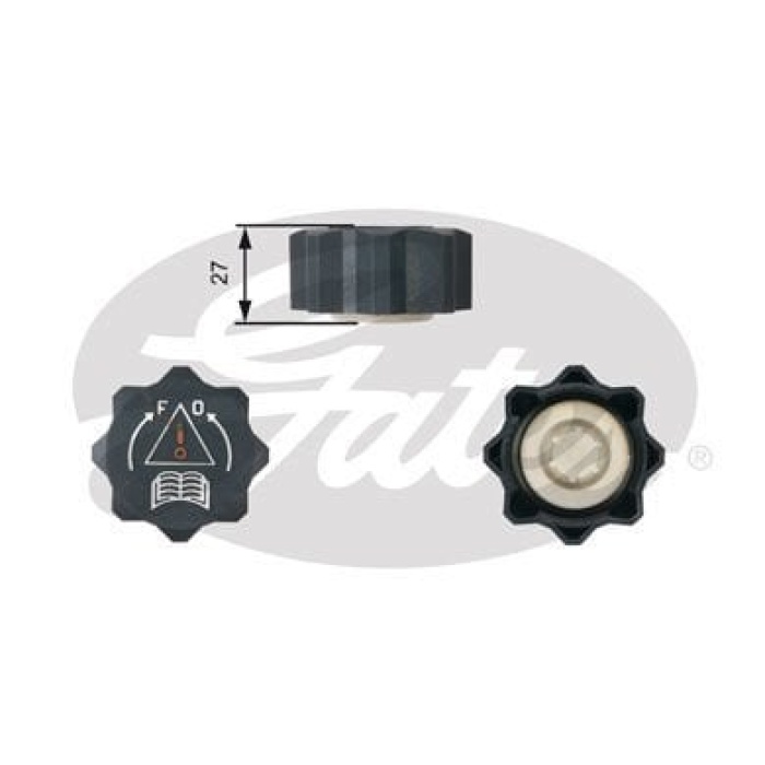 Citroen Jumpy 1994-2006 Arası 1.9 TD, 1.9 D, 1.6 Gates Marka Radyatör Yedek Su Depo Kapağı