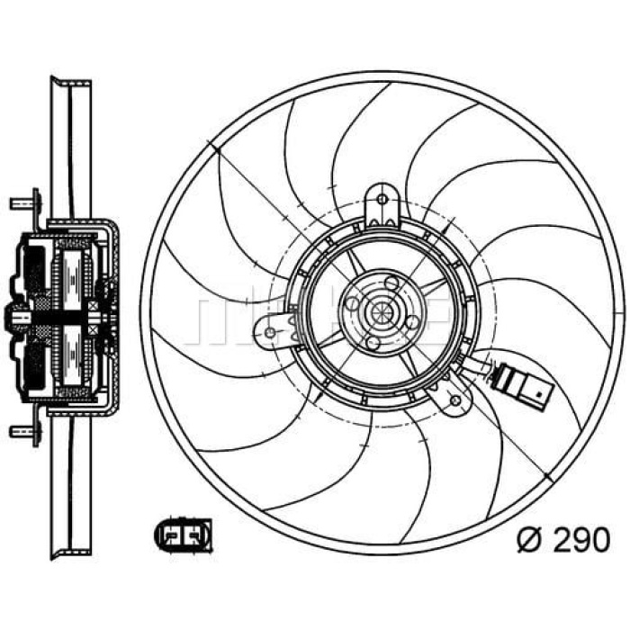 Audi Tt 2006-2015 Arası 2.5 RS quattro Behr Marka Radyatör Fan ve Motoru