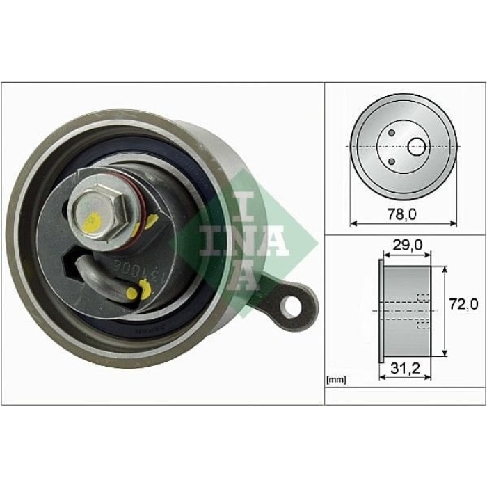 Ford Ranger 2005-2012 Arası 2.5 TDCi 4x4, 2.5 TDdi, 3.0 TDCi 4x4 INA Marka Triger Gergi Rulmanı