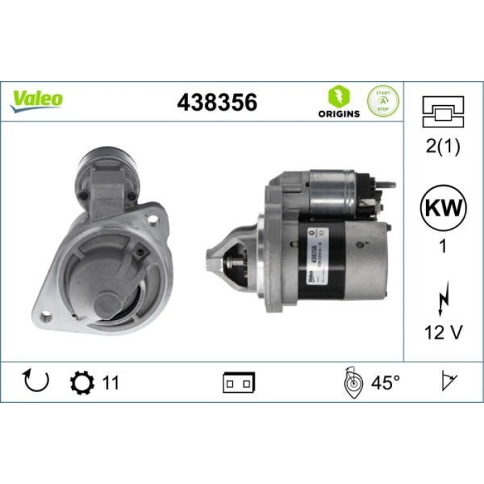 Ford Ecosport 2011-2015 Arası 1.0 EcoBoost Valeo Marka Marş Motoru