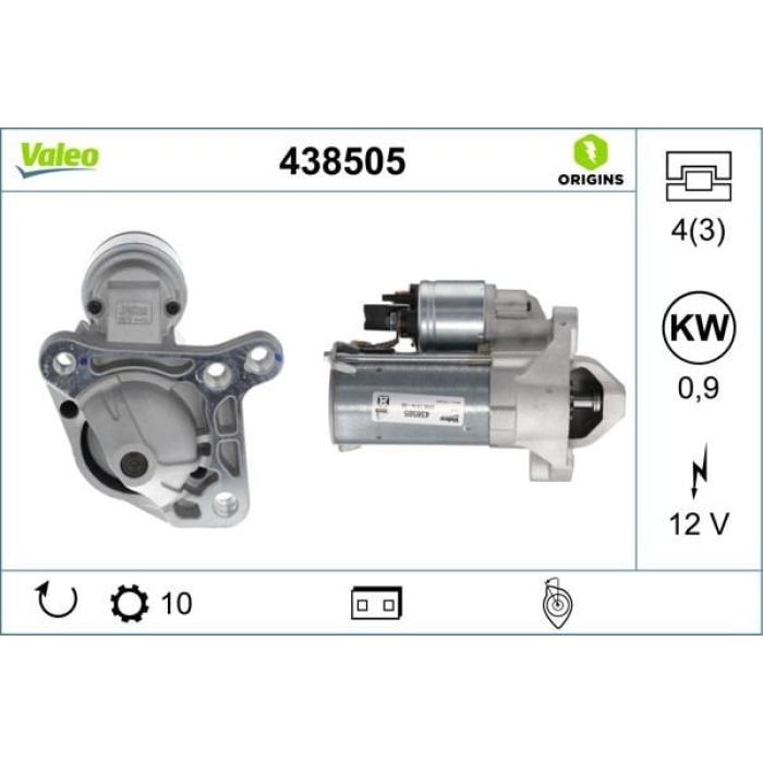 Renault Laguna 1993-2002 Arası 2.0 16V, 1.8 16V Valeo Marka Marş Motoru