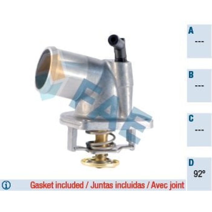 Opel Astra 1998-2009 Arası 1.6 16V, 1.4 16V FAE Marka Termostat