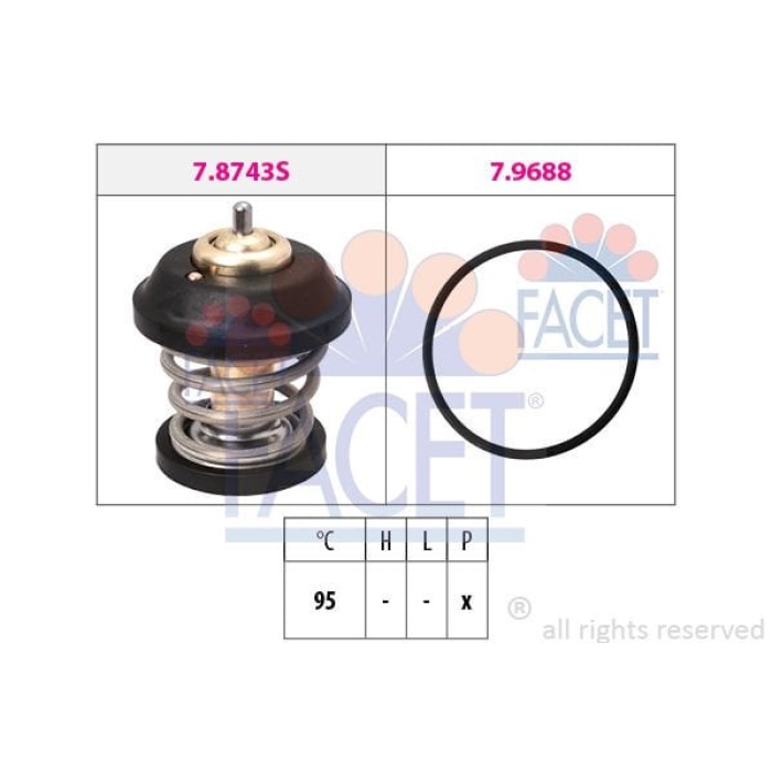 Audi Tt 2006-2015 Arası 2.0 TFSI, 2.0 TFSI quattro Facet Marka Termostat