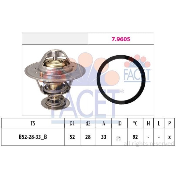 Ford Ecosport 2011-2015 Arası 1.0 EcoBoost Facet Marka Termostat