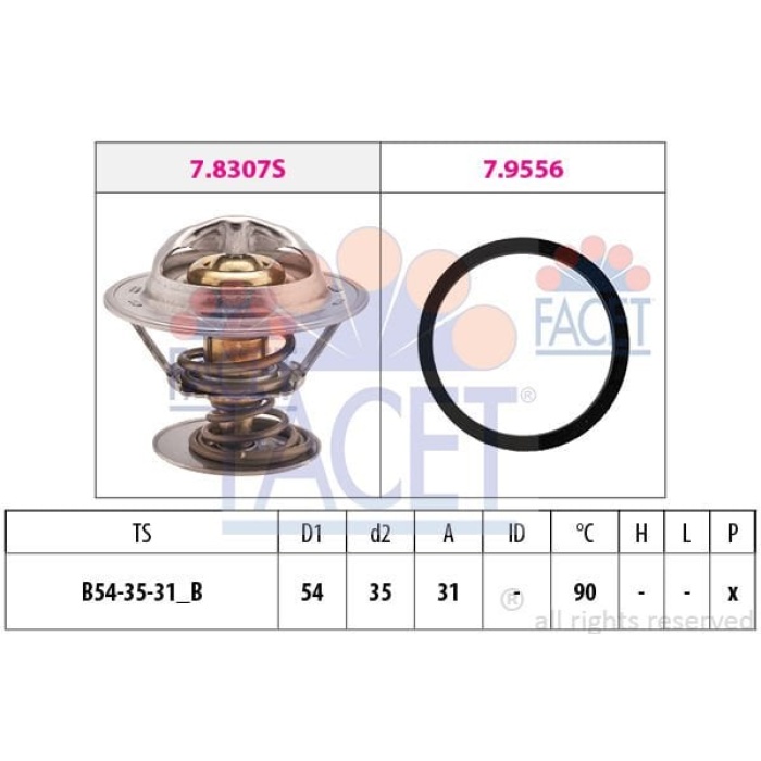 Renault Laguna 1993-2002 Arası 2.0 16V Facet Marka Termostat