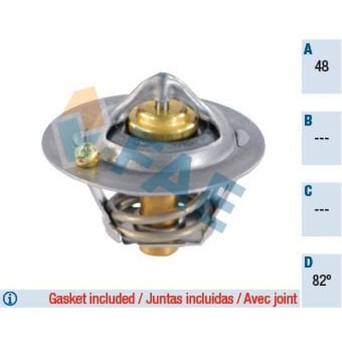 Ford Puma 1997-2002 Arası 1.7 16V, 1.4 16V FAE Marka Termostat