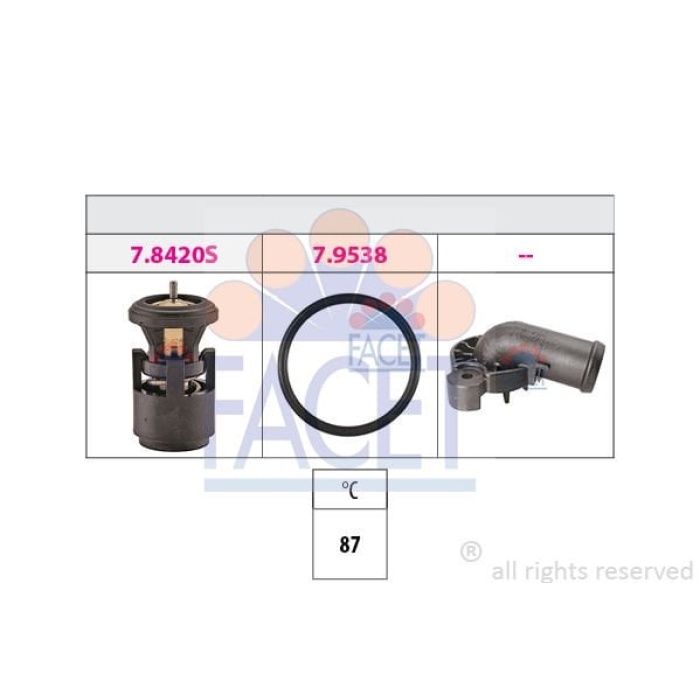 Volkswagen Polo 2001-2014 Arası 1.4 16V, 1.4 BiFuel Facet Marka Termostat