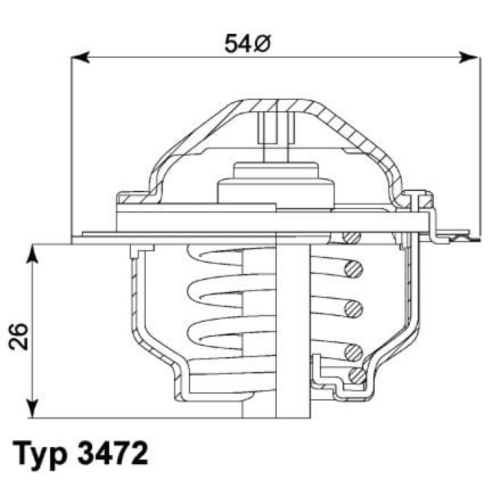 Volkswagen Touran 2003-2010 Arası 2.0 TDI, 2.0 TDI 16V BorgWarner (Wahler) Marka Termostat