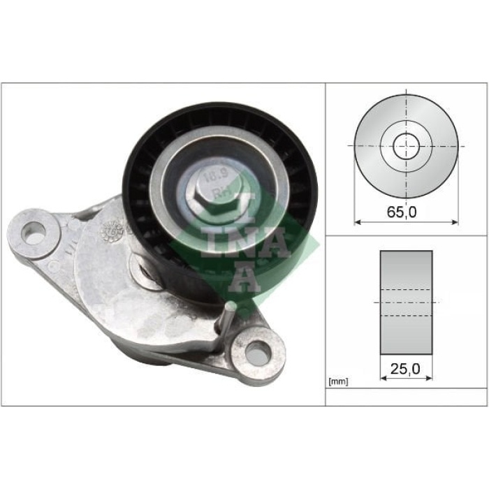 Peugeot 308 2013-2021 Arası 1.6 HDi / BlueHDi 115, 1.6 HDi 100, 1.6 BlueHDi 120 INA Marka Vantilatör Kayış Gergi Rulmanı