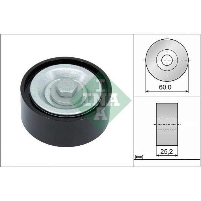 Dacia Sandero 2008-2012 Arası 1.6 MPI 85, 1.4 MPI LPG INA Marka Vantilatör Kayış Gergi Rulmanı