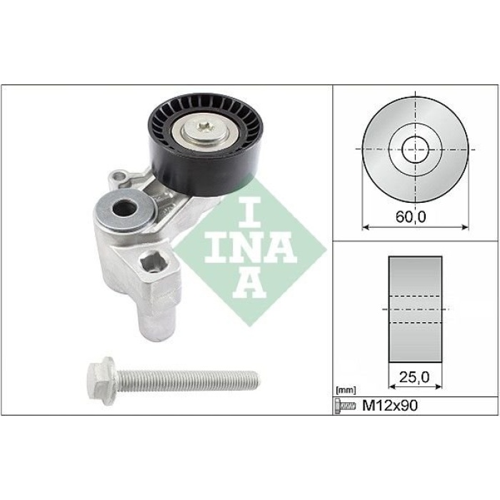 Citroen Zx 1991-1999 Arası 1.9 D, 1.9 TD INA Marka Vantilatör Kayış Gergi Rulmanı