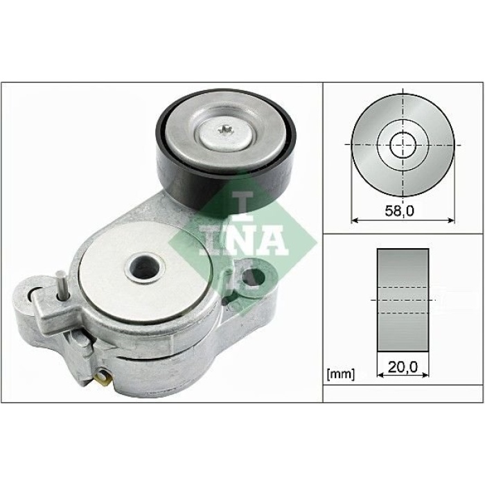 Volkswagen Tiguan 2007-2018 Arası 1.4 TSI, 1.4 TSI 4motion INA Marka Vantilatör Kayış Gergi Rulmanı