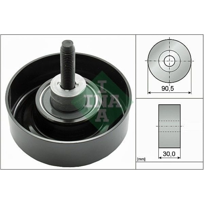 Ford Focus 1998-2009 Arası 1.8 DI / TDDi, 1.8 TDCi, 1.8 Turbo DI / TDDi INA Marka Vantilatör Kayış Gergi Rulmanı