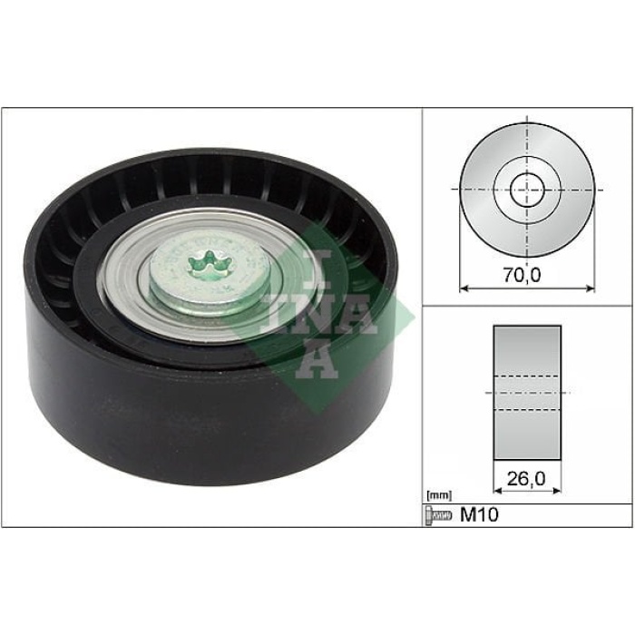 Citroen C5 2001-2005 Arası 2.2 HDi INA Marka Vantilatör Kayış Gergi Rulmanı