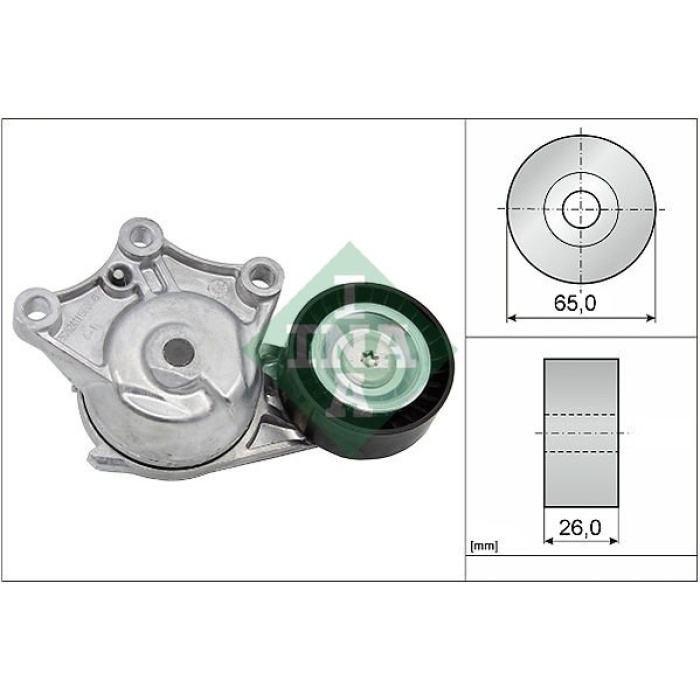 Peugeot 208 2012-2016 Arası 1.4 HDi, 1.6 HDi INA Marka Vantilatör Kayış Gergi Rulmanı