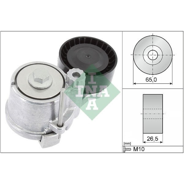 Opel Meriva 2010-2017 Arası 1.6 CDTi, 1.6 CDTI INA Marka Vantilatör Kayış Gergi Rulmanı