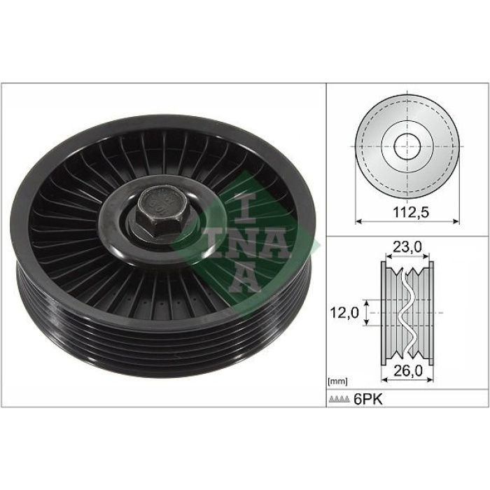 Chevrolet Cruze 2009-2013 Arası 1.6 INA Marka Vantilatör Kayış Gergi Rulmanı