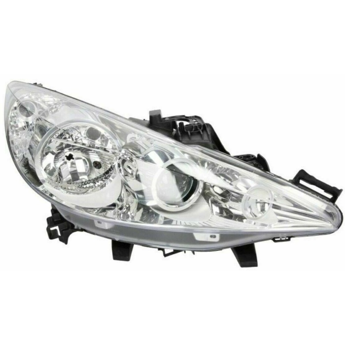 Peugeot 207 2006-2015 Arası 1.6 16V Turbo, 1.4, 1.6 16V VTi, 1.6 16V, 1.6 HDi Sağ Sinyalli+Elektrikli Motorlu Valeo Marka Far