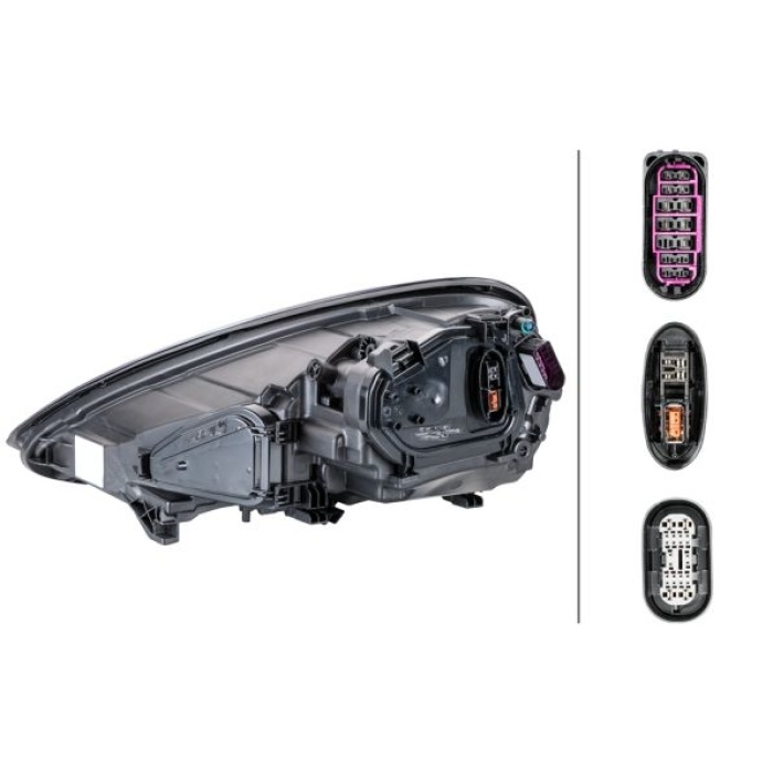 Porsche Panamera 2009-2017 Arası 3.0 S E-Hybrid, 4.8 Turbo, 3.0 D, 3.6 4, 3.6, 3.0 4S, 3.0 S, 4.8 Turbo S Sağ Hella Marka Far