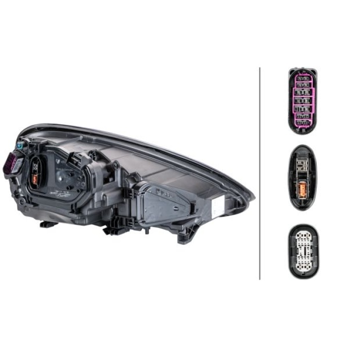 Porsche Panamera 2009-2017 Arası 3.0 S E-Hybrid, 4.8 Turbo, 3.0 D, 3.6 4, 3.6, 3.0 4S, 3.0 S, 4.8 Turbo S Sol Hella Marka Far