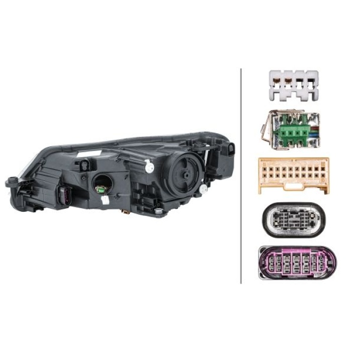 Skoda Superb 2015-2019 Arası 2.0 TDI, 2.0 TDI 4x4, 1.6 TDI, 2.0 TSI, 2.0 TSI 4x4, 1.4 TSI Sağ Xenon Hella Marka Far