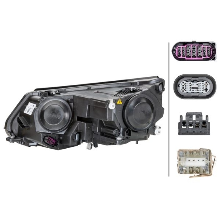 Volkswagen Tiguan 2007-2018 Arası 1.4 TSI, 2.0 TDI 4motion, 2.0 TSI 4motion, 2.0 TFSI 4motion, 1.4 TSI 4motion Sağ Hella Marka Far