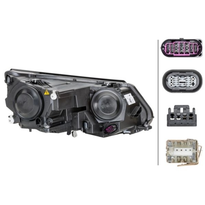 Volkswagen Tiguan 2007-2018 Arası 1.4 TSI, 2.0 TDI 4motion, 2.0 TSI 4motion, 2.0 TFSI 4motion, 1.4 TSI 4motion Sol Hella Marka Far