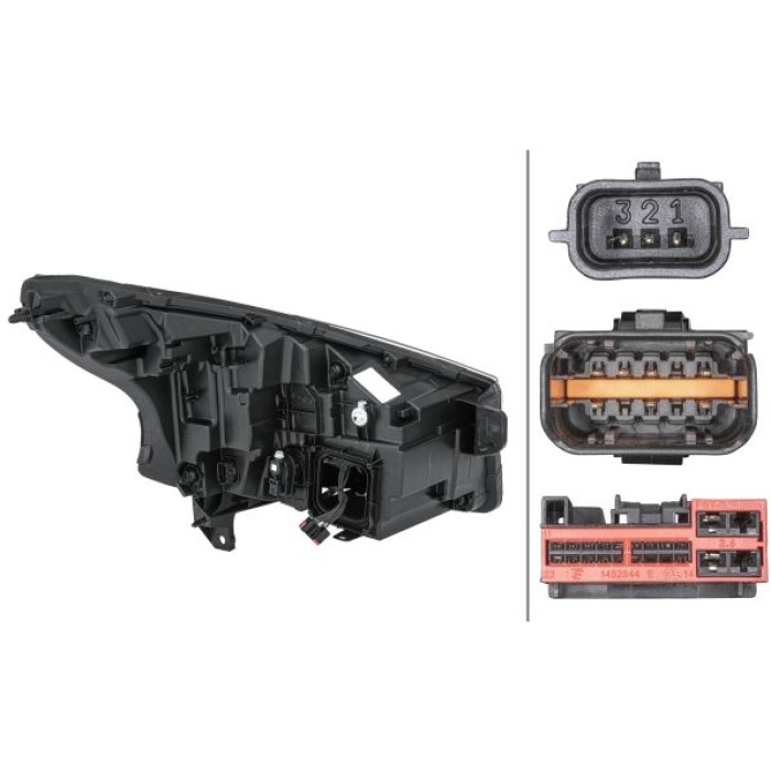 Renault Trafic 2014-2018 Arası 1.6 dCi 90, 1.6 dCi 140, 1.6 dCi 120, 1.6 dCi 115, 1.6 dCi 125, 1.6 dCi 95 Sol Hella Marka Far