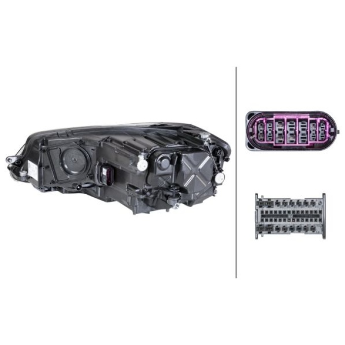 Volkswagen Golf 2012-2017 Arası 1.4 TSI, 1.2 TSI, 1.4 TGI CNG, 1.6 TDI, 2.0 TDI, 1.6 TDI 4motion, 2.0 TDI 4motion Sağ Hella Marka Far