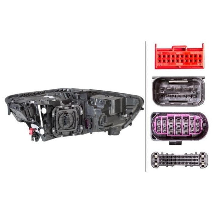 Audi A6 2010-2018 Arası 2.8 FSI, 2.0 TDI, 3.0 TDI, 2.0 TFSI, 3.0 TDI quattro, 2.8 FSI quattro Sol Xenon Hella Marka Far