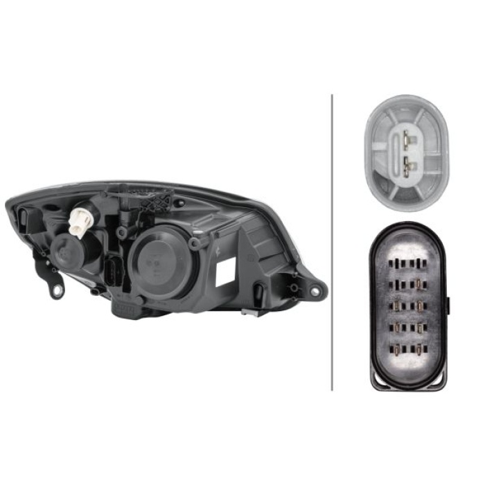 Skoda Roomster 2006-2015 Arası 1.4, 1.4 TDI, 1.2, 1.9 TDI, 1.6 Sol MERCEKLI Hella Marka Far